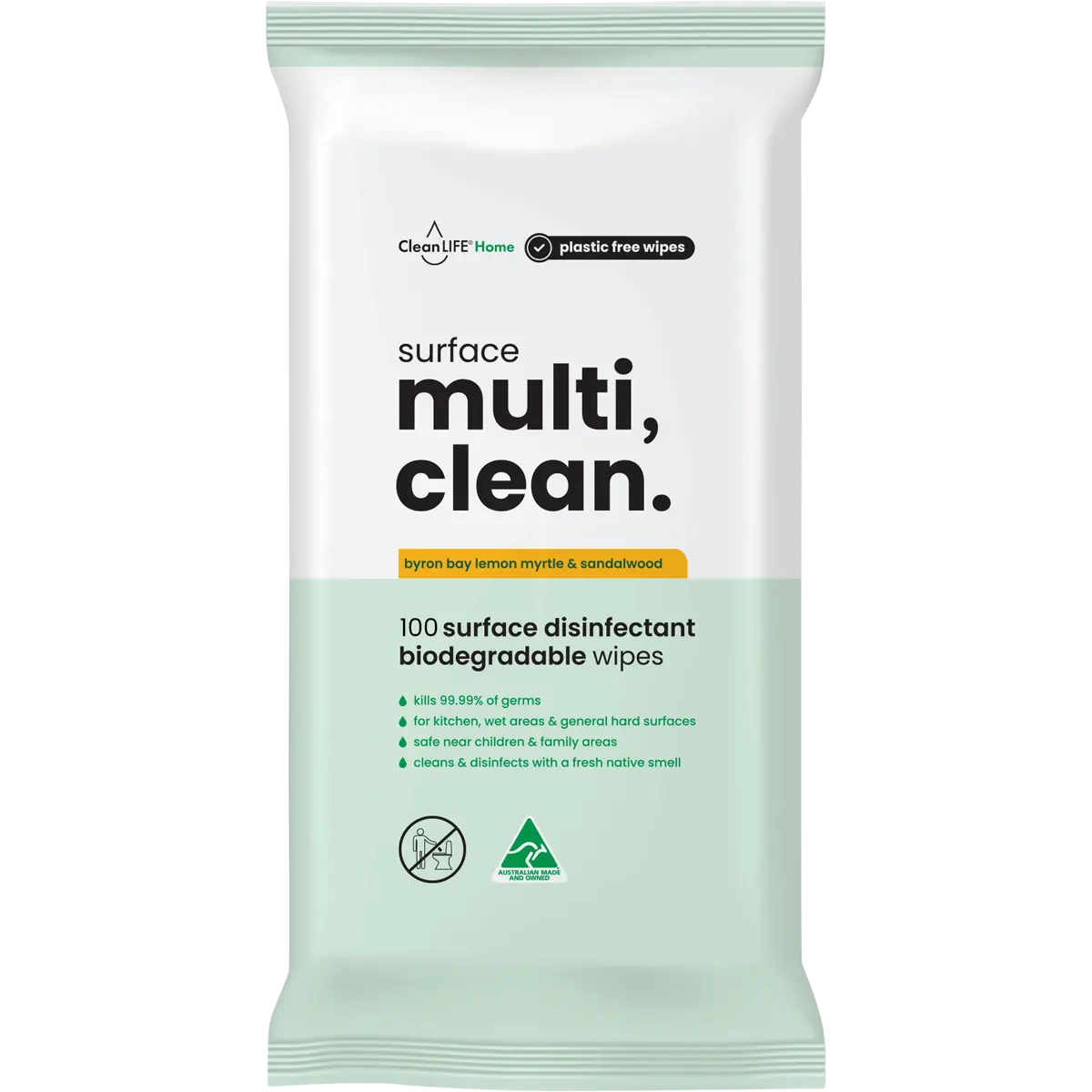 CleanLIFE Surface Multi Clean Wipes 100pk