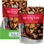 DJ&A Shiitake Mushroom Crisps Smoked Chilli & Garlic 12x30g