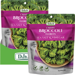 DJ&A Crispy Broccoli Florets Sea Salt & Vinegar 12x25g
