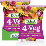 DJ&A 4-VEG Chips Salt & Vinegar 5x90g