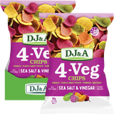 DJ&A 4-VEG Chips Salt & Vinegar 5x90g