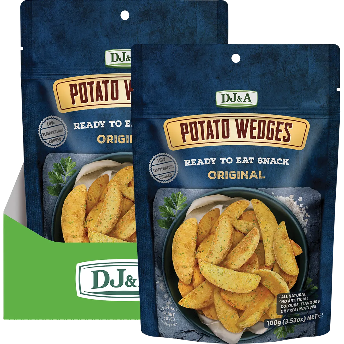 DJ&A Potato Wedges Original 9x100g