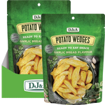 DJ&A Potato Wedges Garlic Bread Flavour 9x100g