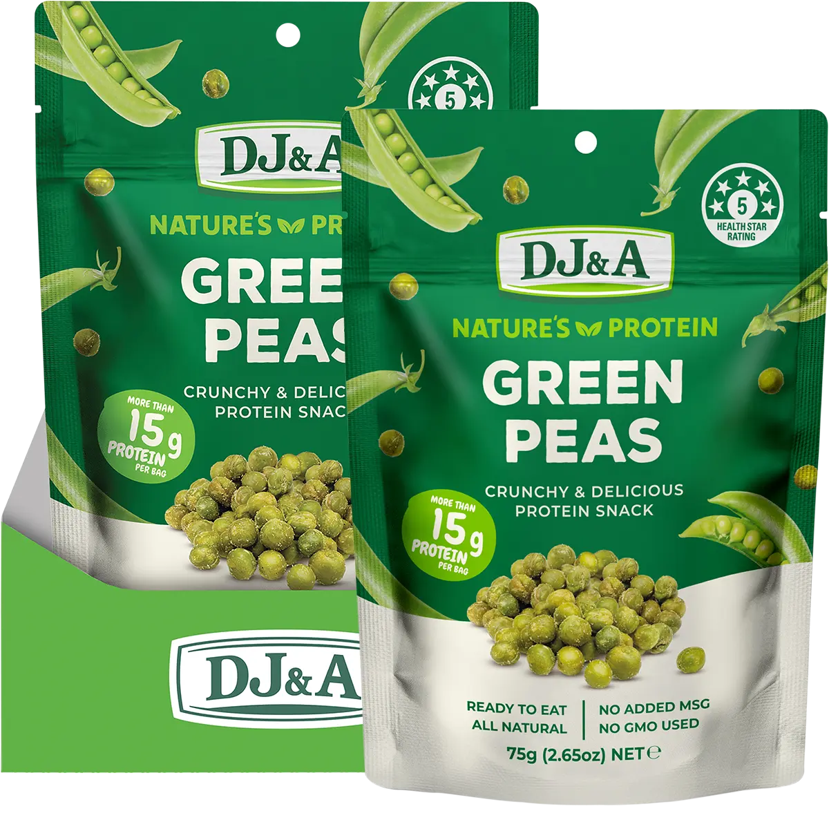 DJ&A Nature's Protein Green Peas 12x75g