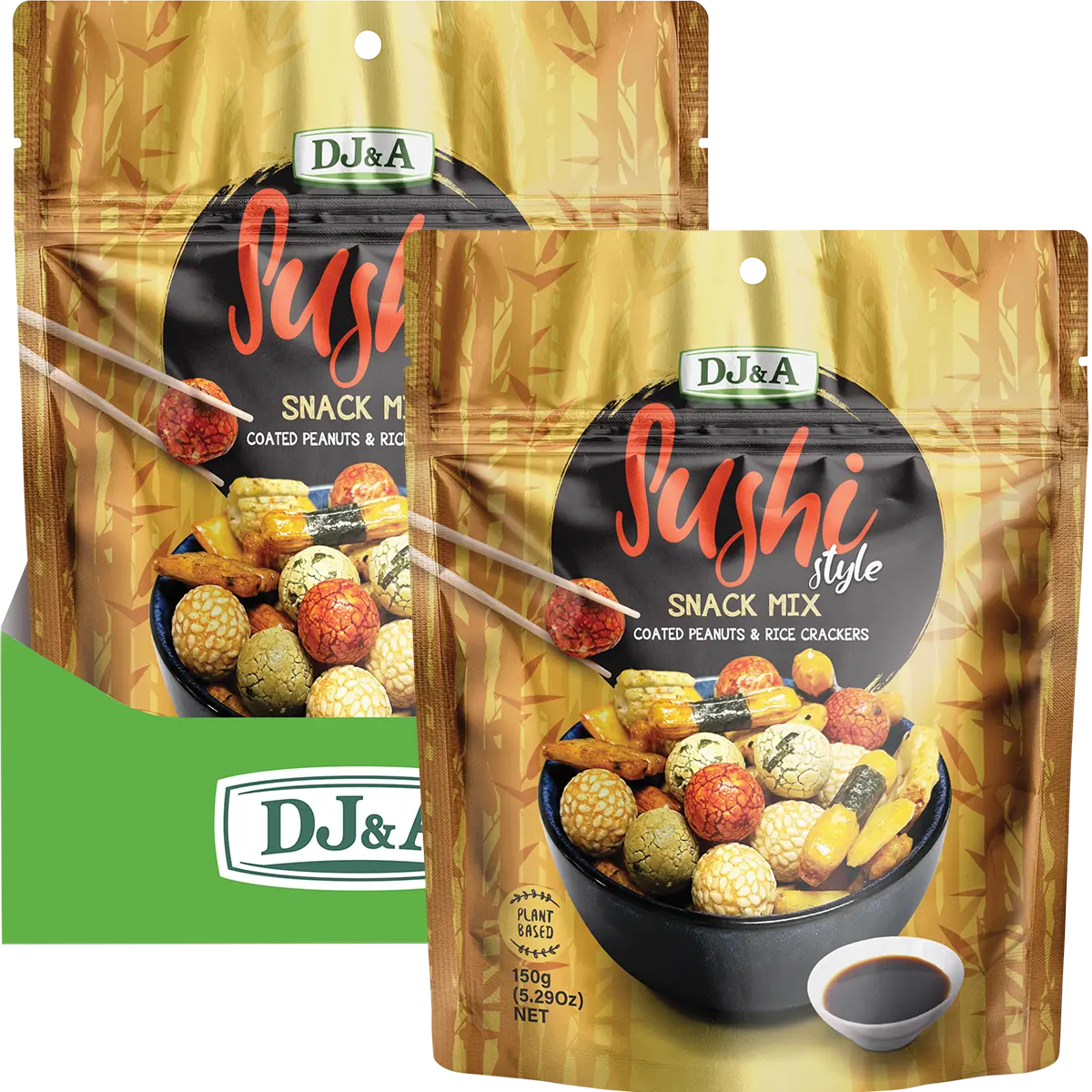 DJ&A Sushi Style Snack Mix 9x150g