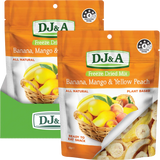 DJ&A Freeze Dried Banana, Mango & Yellow Peach 10x45g