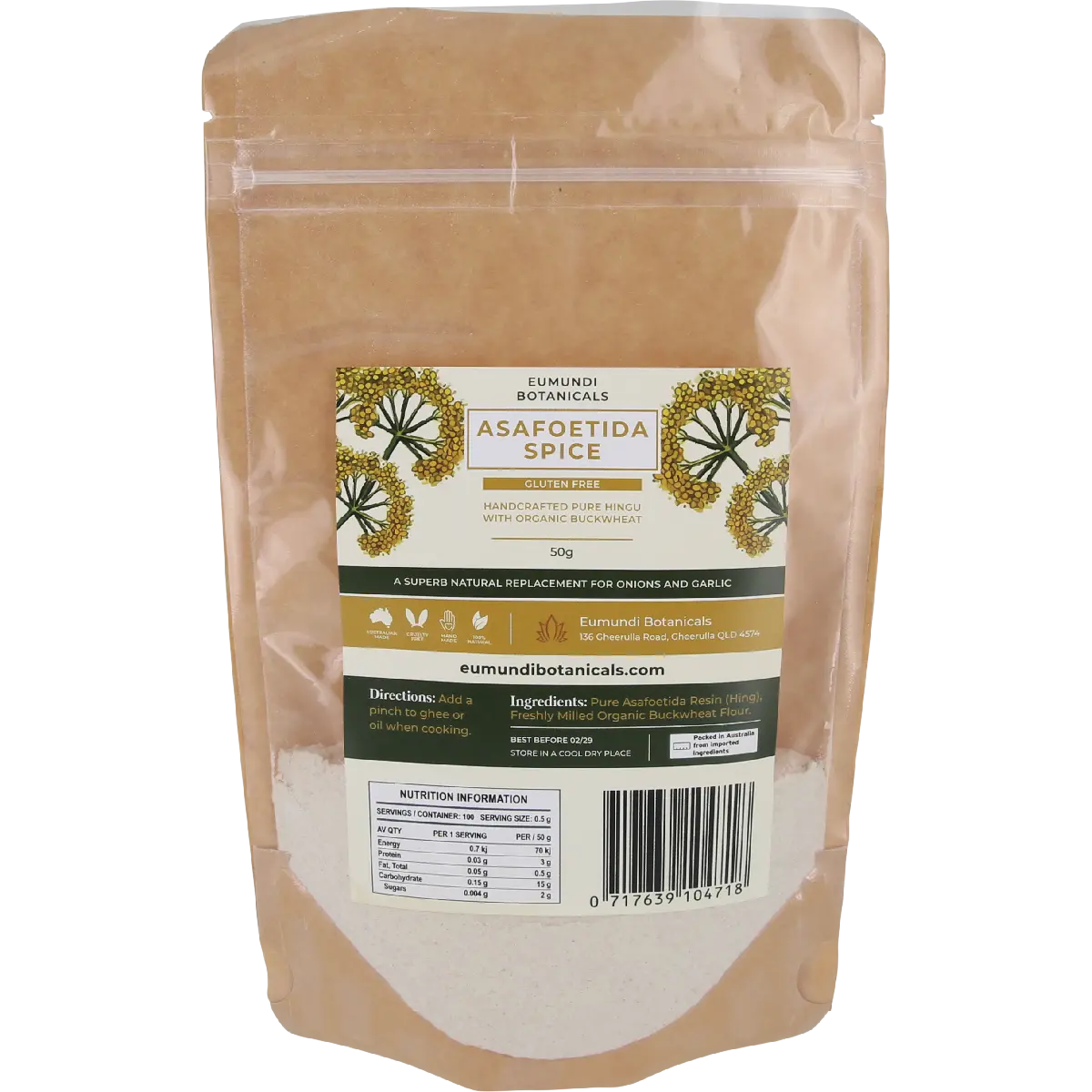 Eumundi Botanicals Asafoetida Spice 50g