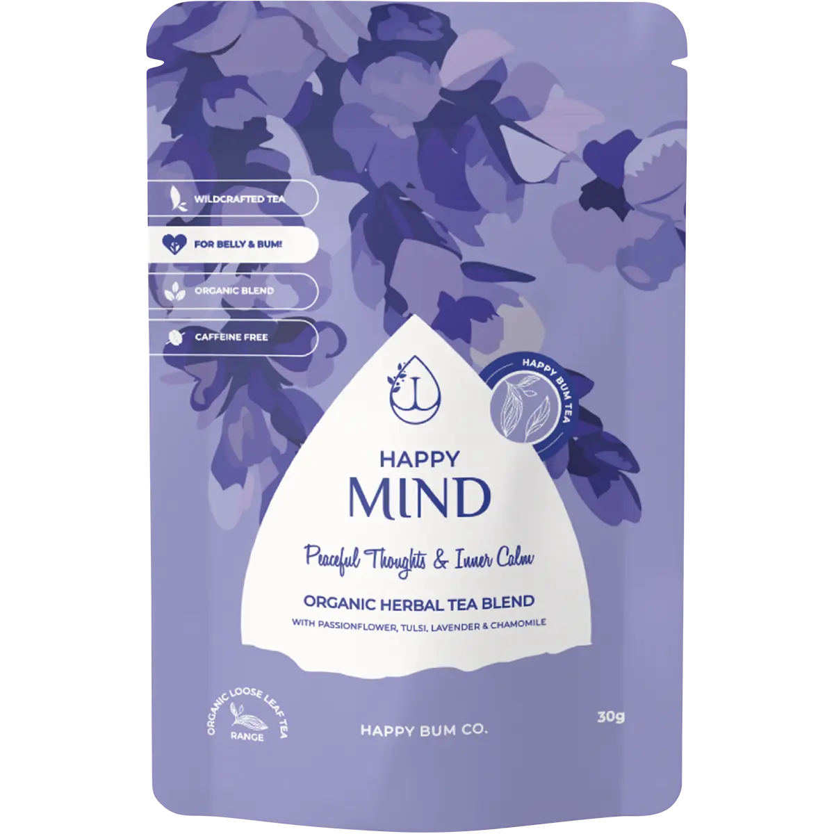 Happy Bum Co Happy Mind Tea 30g