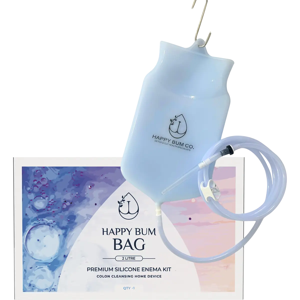 Happy Bum Co Silicone Enema Kit 2L
