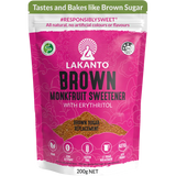 Lakanto Brown Monkfruit Sweetener Brown Sugar Replacement 200g