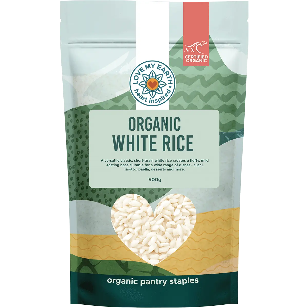 Love My Earth Organic White Rice 500g