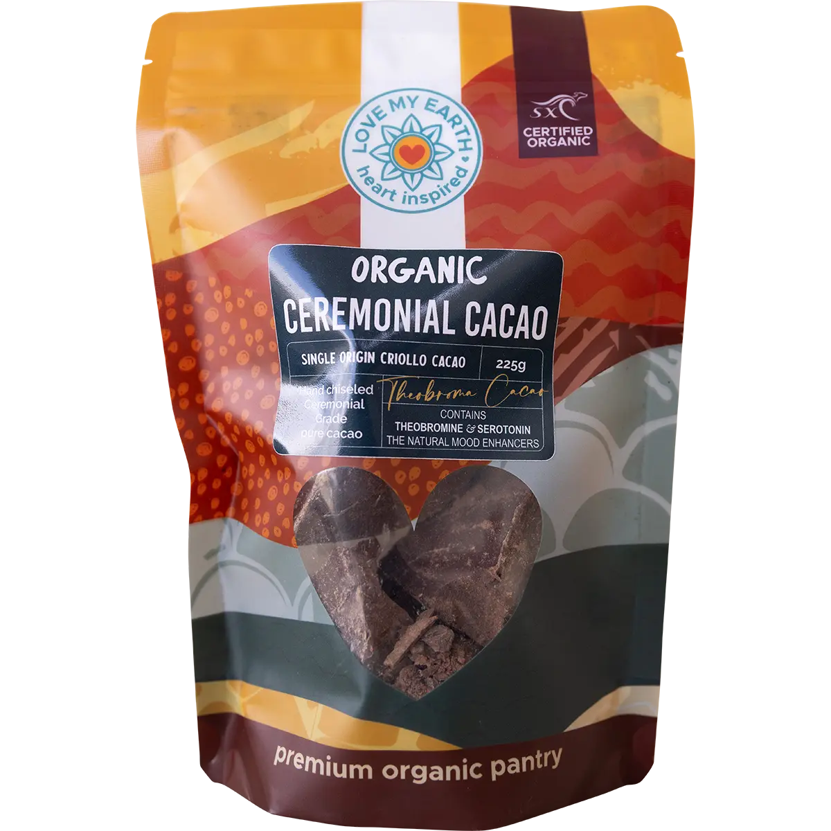 Love My Earth Organic Ceremonial Cacao 225g