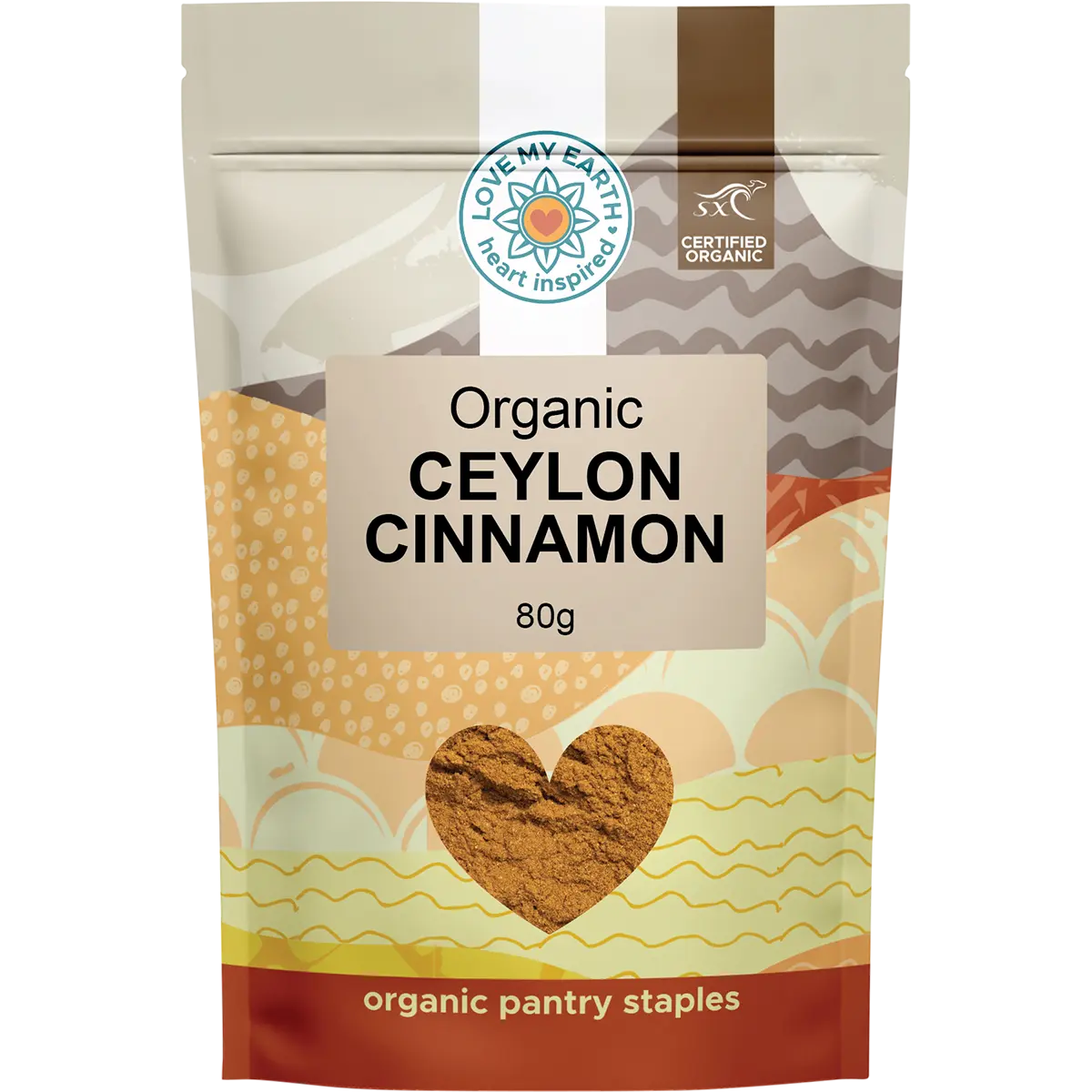 Love My Earth Organic Ceylon Cinnamon 80g