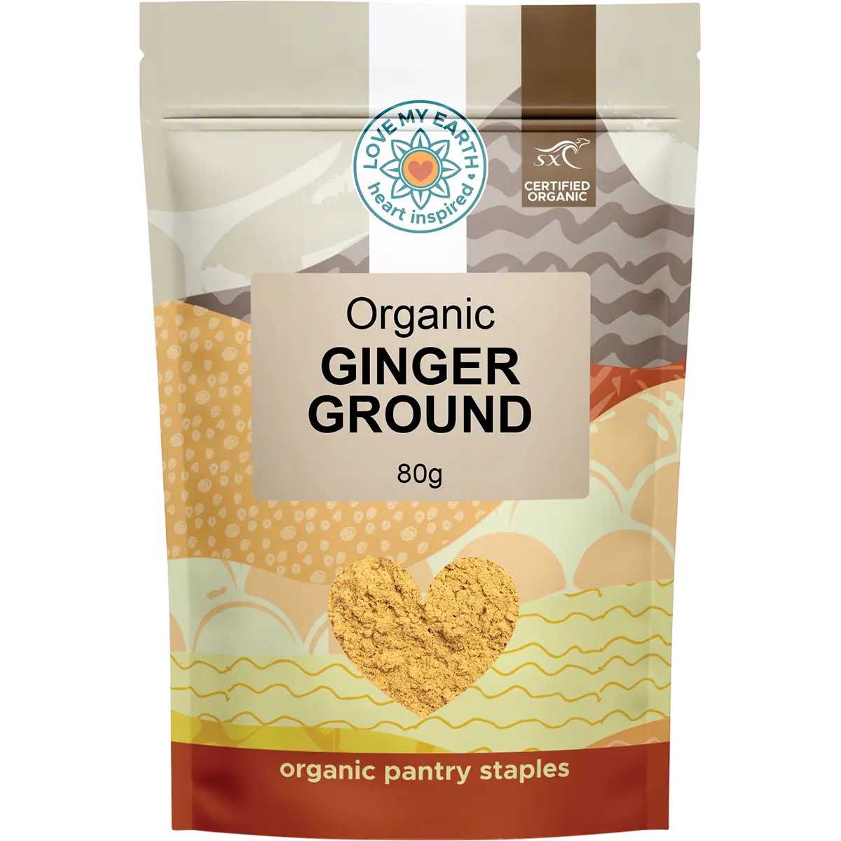 Love My Earth Organic Ginger Ground 80g