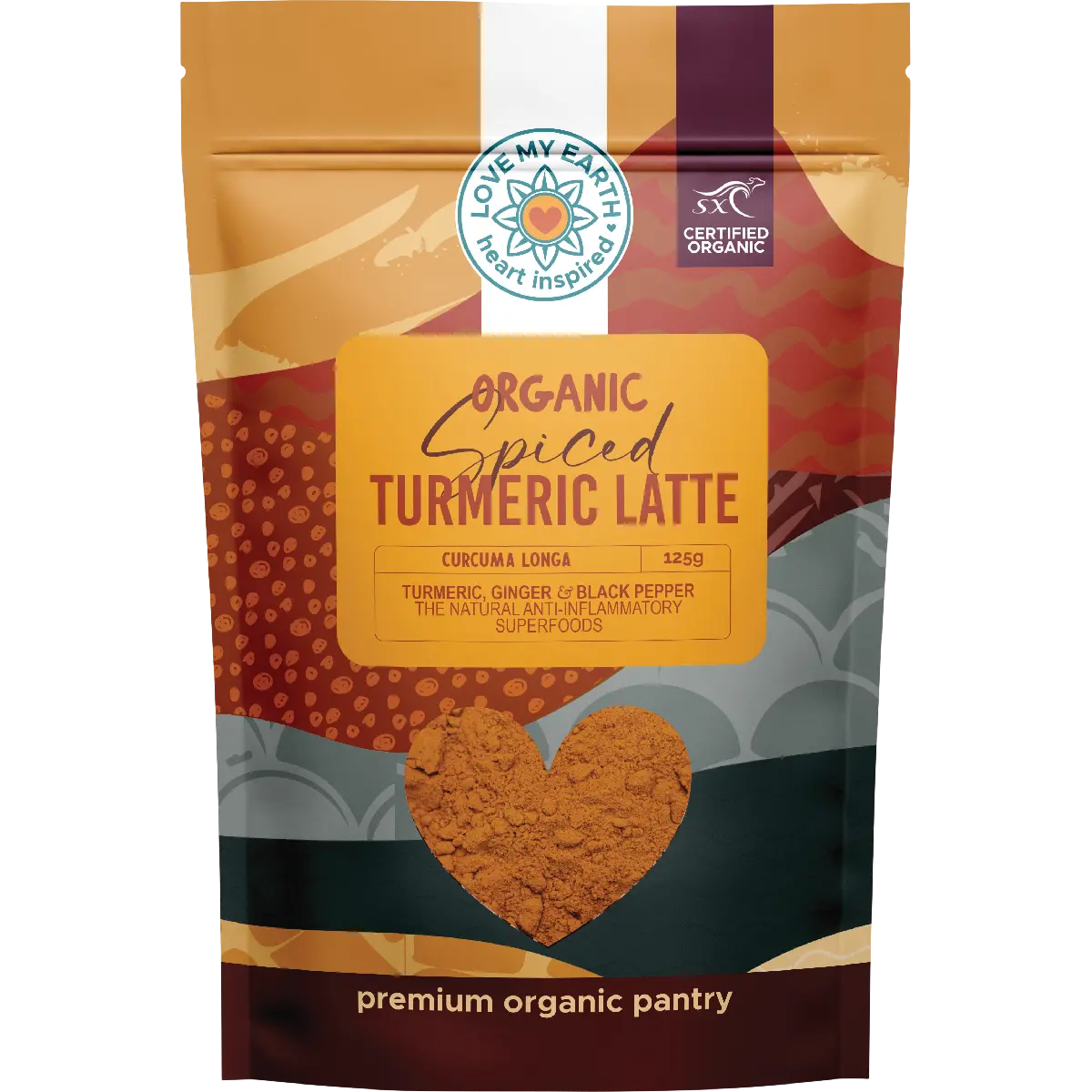 Love My Earth Organic Spiced Turmeric Latte 125g