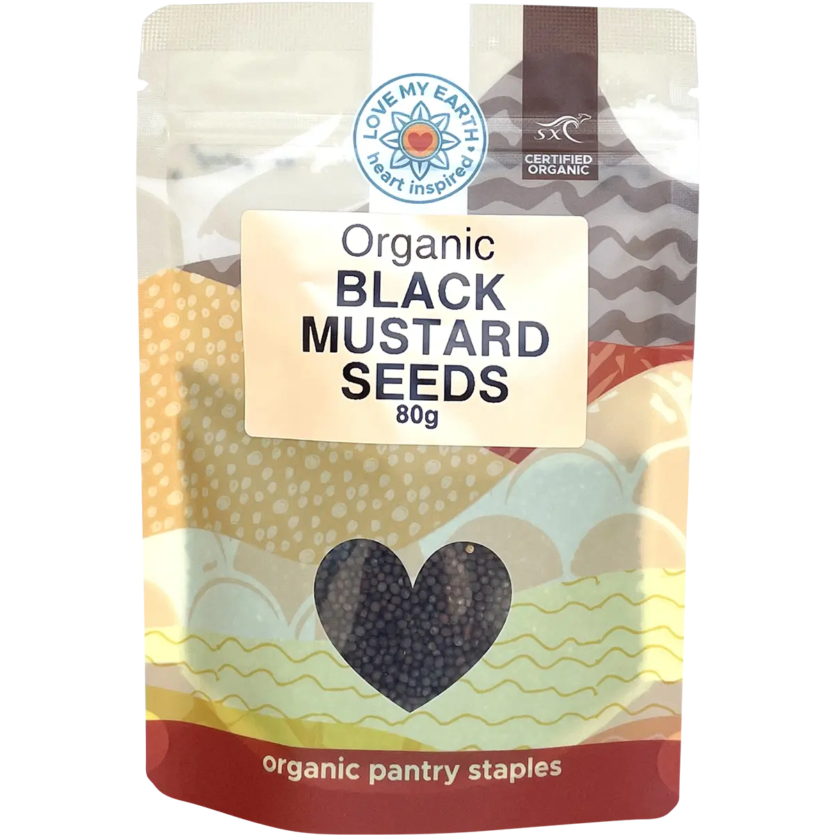 Love My Earth Organic Black Mustard Seeds 80g