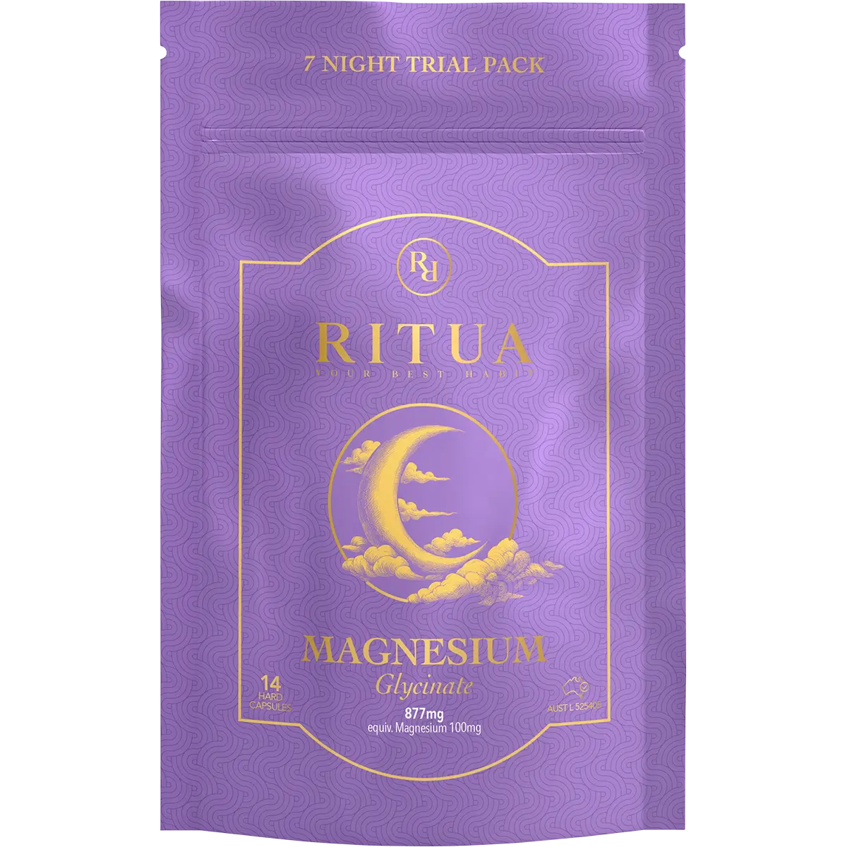 Ritua 7 Night Trial Pack Magnesium Glycinate 14 Caps