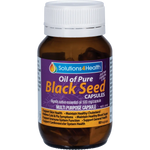 Solutions 4 Health Oil of Pure Black Seed VegeCaps 60 Caps