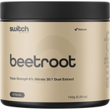 Switch Nutrition Beetroot Triple Strength 6% Nitrate 30:1 Dual Extract 150g