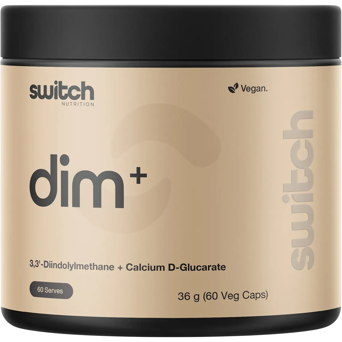 Switch Nutrition DIM+ Diindolylmethane+Calcium D-Glucarate 60 Caps