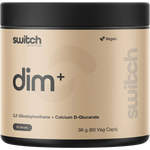 Switch Nutrition DIM+ Diindolylmethane+Calcium D-Glucarate 60 Caps