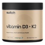 Switch Nutrition Vitamin D3 + K2 60 Caps