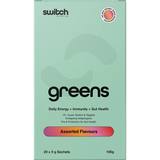 Switch Nutrition Greens Sachets Assorted Flavours 20x5g