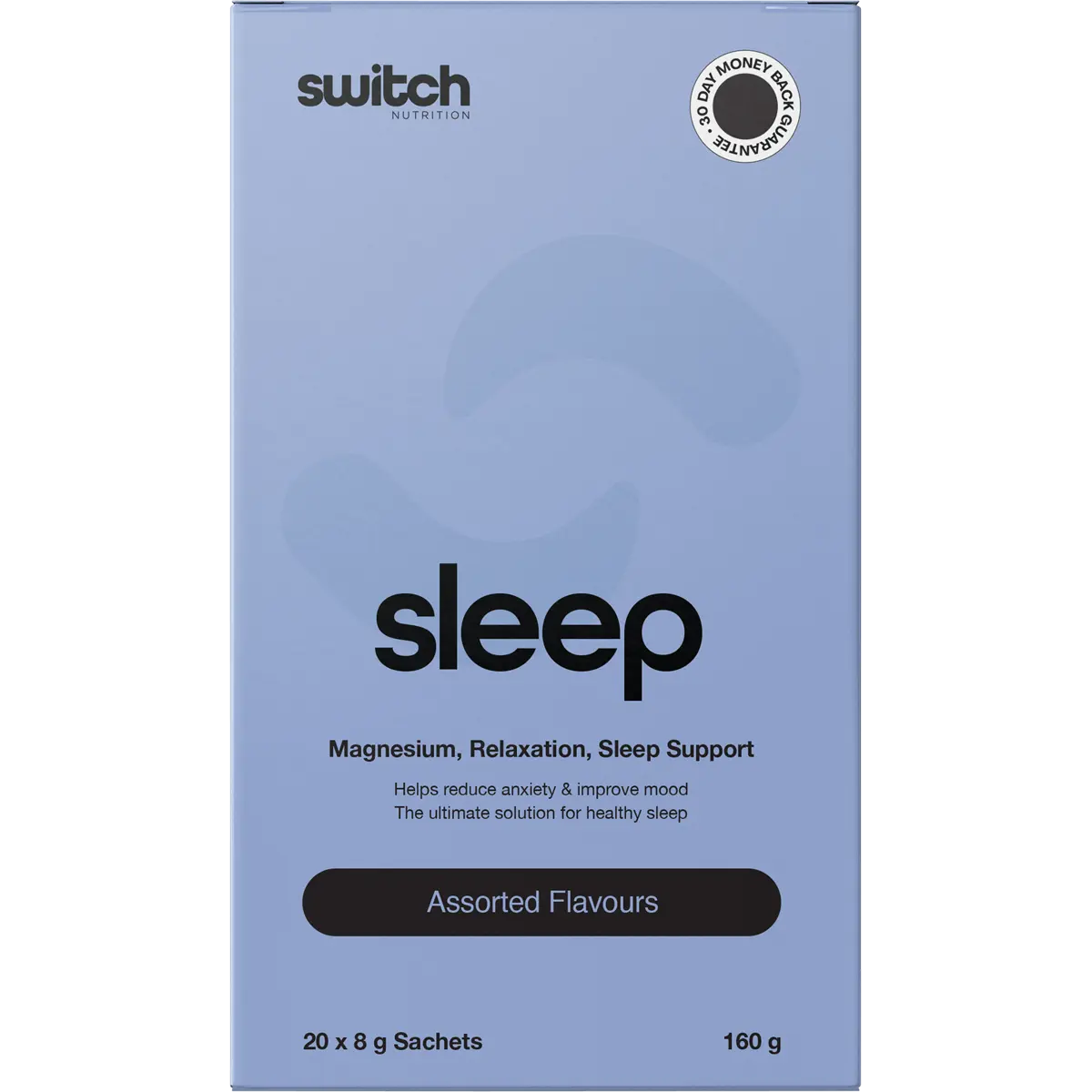 Switch Nutrition Sleep Magnesium Sachets Assorted Flavours 20x8g