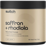 Switch Nutrition Saffron + Rhodiola Stress Relief 60 Caps