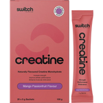 Switch Nutrition Creatine Monohydrate Mango Passionfruit 20x5g Sachets