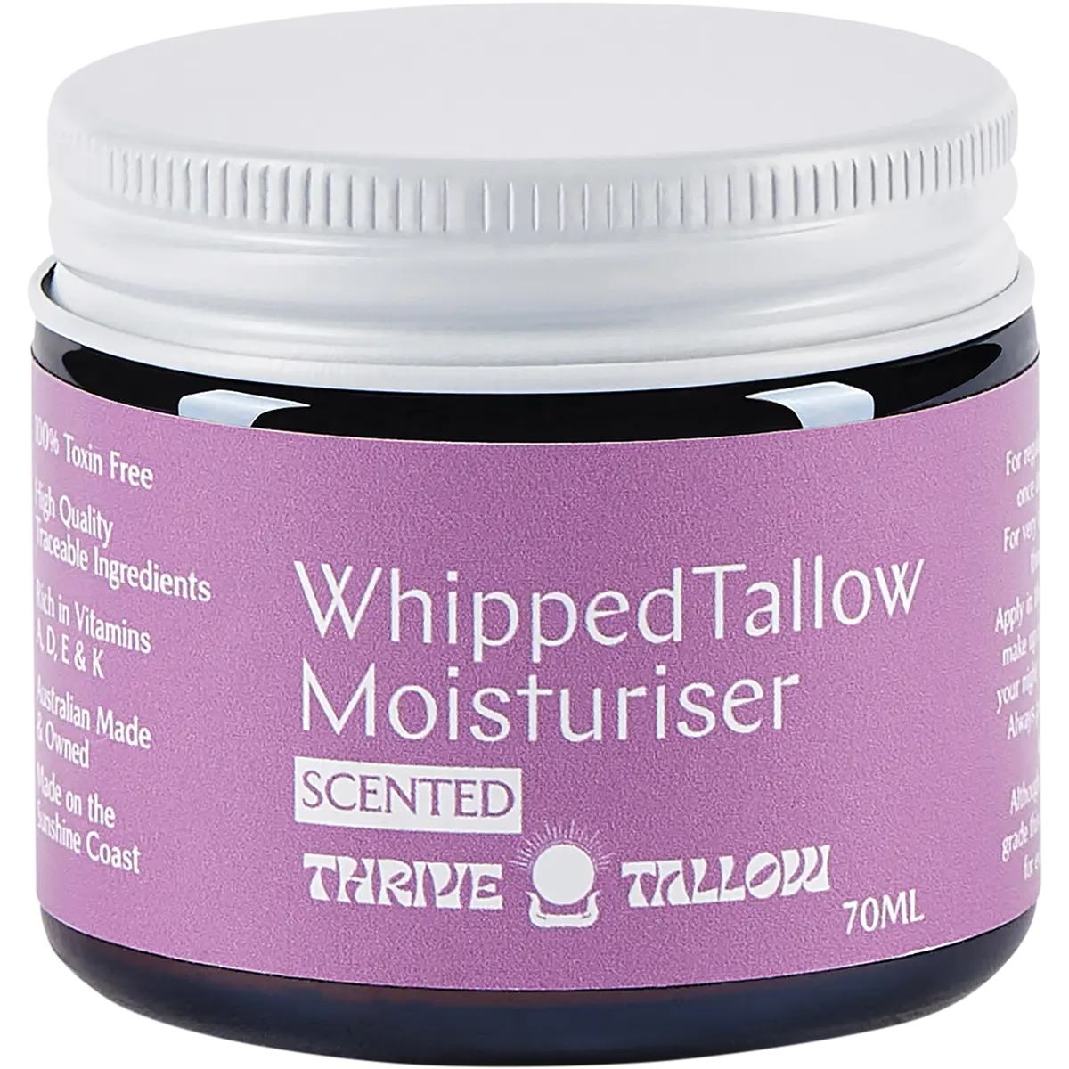 Thrive Tallow Whipped Tallow Moisturiser Ylang Ylang & Vanilla 70ml