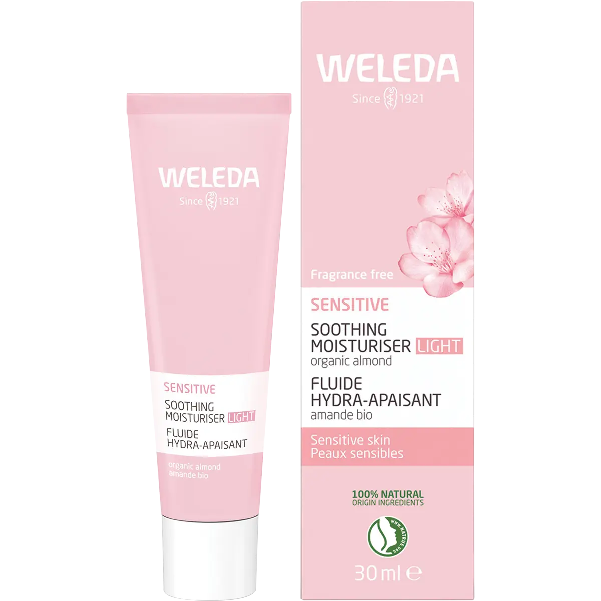 Weleda Sensitive Soothing Moisturiser Light 30ml