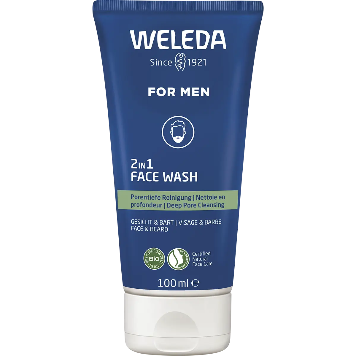 Weleda 2 in 1 Face Wash Men 100ml