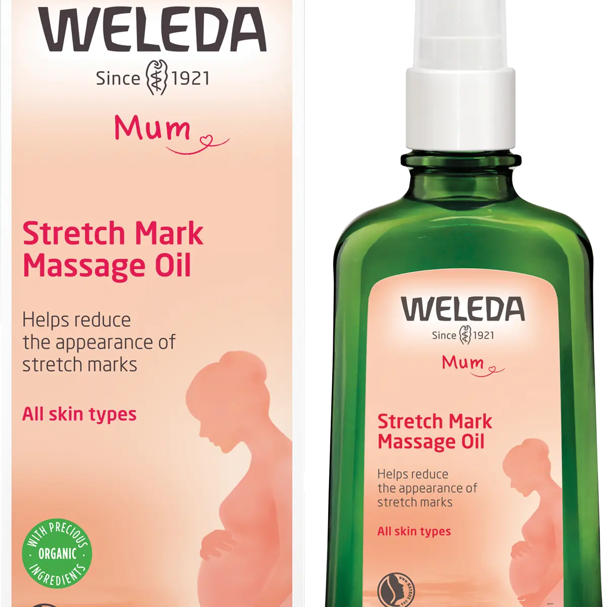 Weleda Stretch Mark Massage Oil Mum 100ml