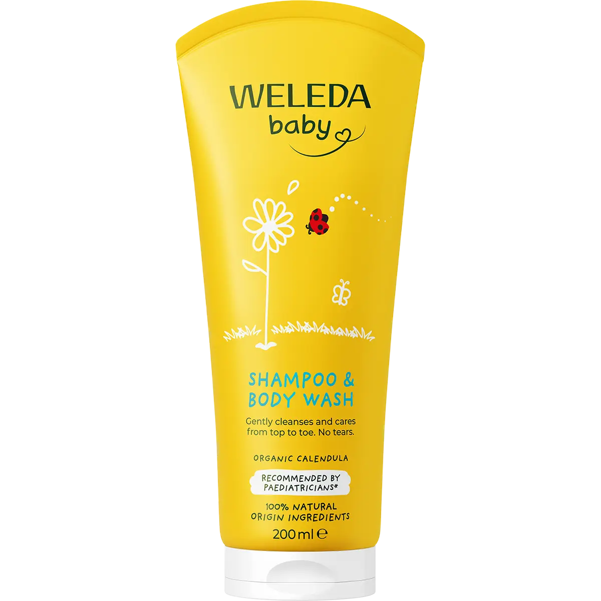Weleda Calendula Shampoo & Body Wash Baby 200ml