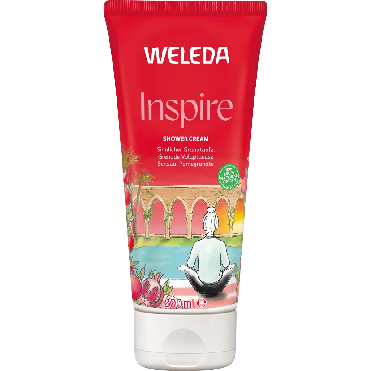 Weleda Inspire Shower Cream Pomegranate 200ml