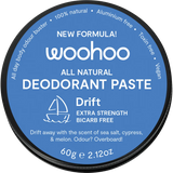 Woohoo Body Natural Deodorant Paste Tin Drift Extra Strength 60g