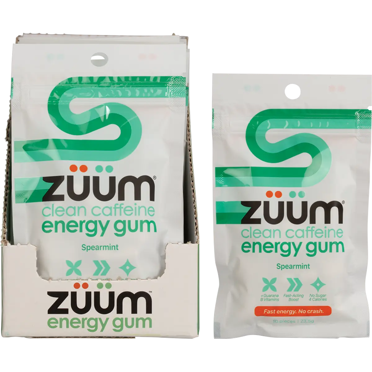 Zuum Energy Gum Spearmint 16x10pcs
