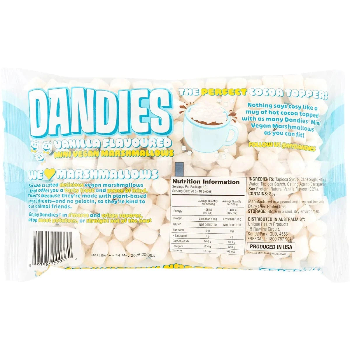 Dandies Marshmallows Dandies Vegan Vanilla Marshmallows