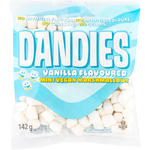 Dandies Vegan Vanilla Marshmallows Mini Size 142g front image