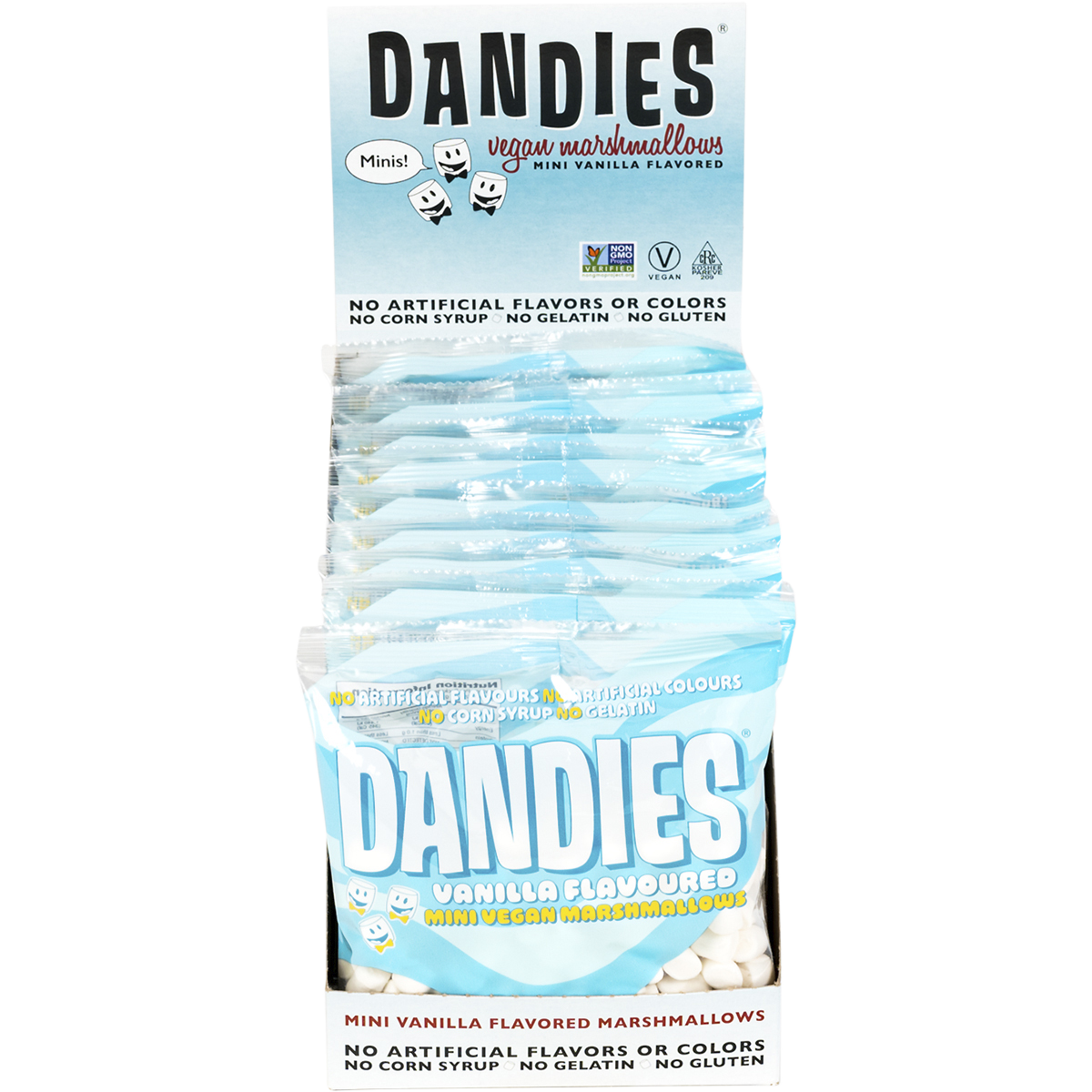 Dandies Vegan Vanilla Marshmallows Mini Size 142g display image