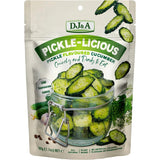DJ&A Snack Foods DJ&A Pickle-Licious Pickle Flavoured Cucumber 50g
