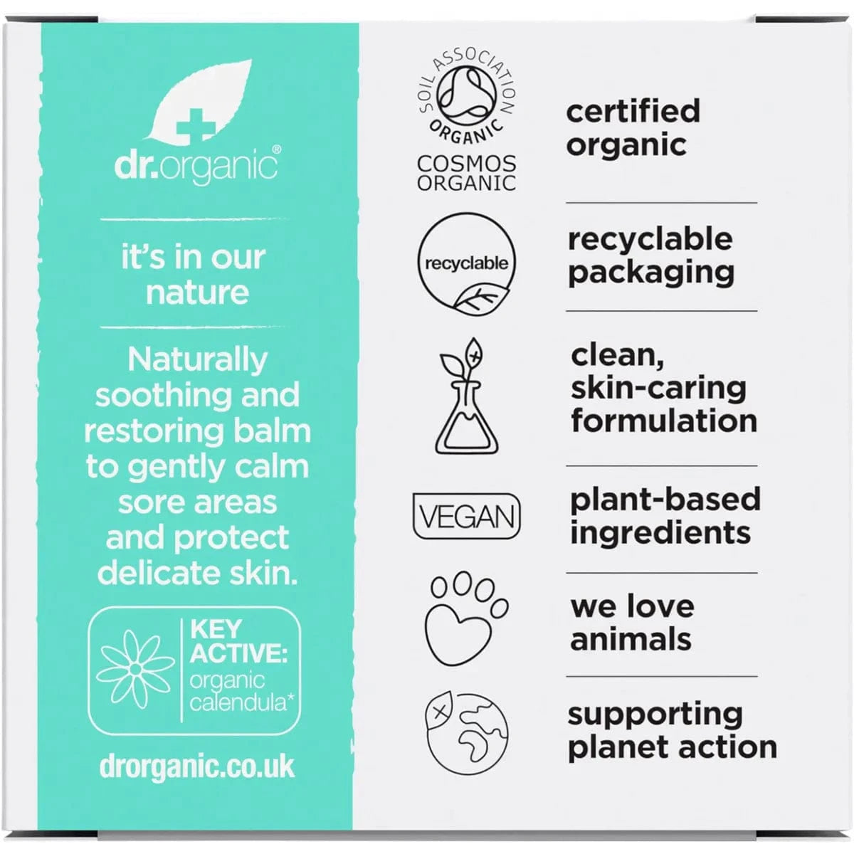 Dr. Organic Skin Care Dr. Organic Baby Bum Balm Nappy Change with Calendula 35g