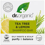 Dr. Organic Skin Care Dr. Organic Shampoo Bar Tea Tree & Lemon Oily Roots & Scalp 75g