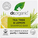 Dr. Organic Skin Care Dr. Organic Shampoo Bar Tea Tree & Lemon Oily Roots & Scalp 75g