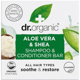 Dr. Organic Skin Care Dr. Organic Shampoo & Conditioner Bar Aloe Vera & Shea All Hair 75g