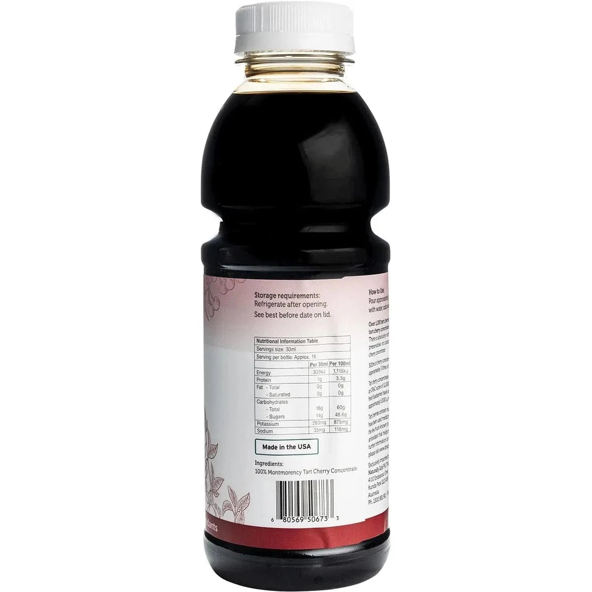 Dr Superfoods Dried Fruits Dr Superfoods Tart Cherry Concentrate 473ml