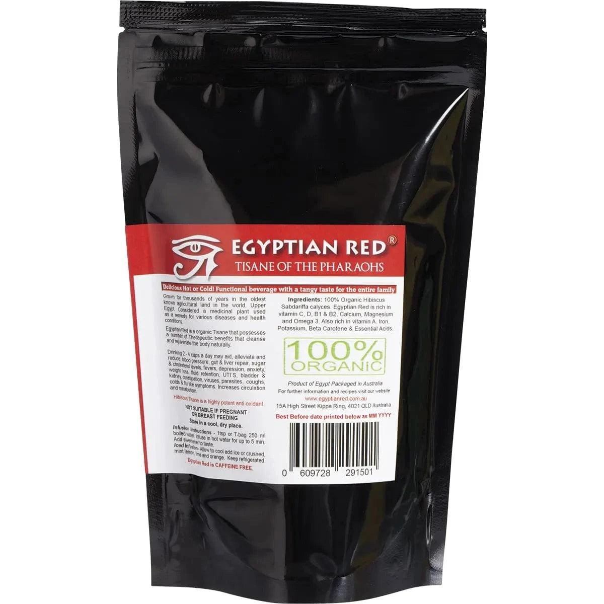 Egyptian Red Tea & Infusions Egyptian Red Tea of the Pharaohs Herbal Loose Leaf Tea
