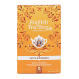 English Tea Shop Organic Tea (Clearance - BBD 11/01/25) English Tea Shop Organic Green Rooibos, Pomegranate & Blueberry (PACKET OF 20 SACHETS)