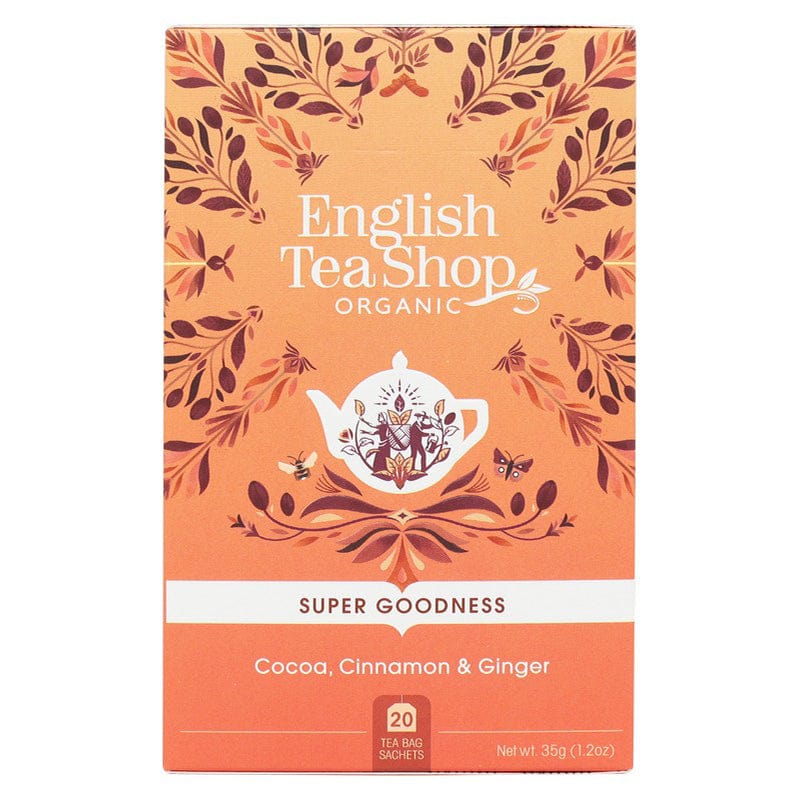 English Tea Shop Organic Tea English Tea Shop Organic Cacao, Cinnamon & Ginger  (PACKET OF 20 SACHETS)